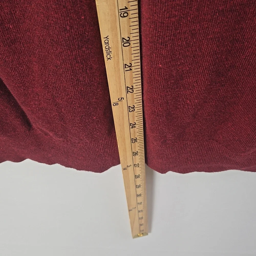 Banana Republic‎ Men's Burgundy Premium Yarn Crewneck Sweater Sz L Cotton Blend